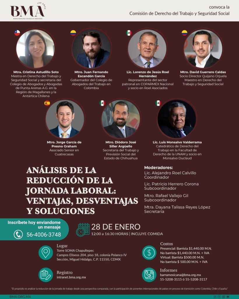 Análisis de la Reducción de la Jornada Laboral — Barra Mexicana de Abogados