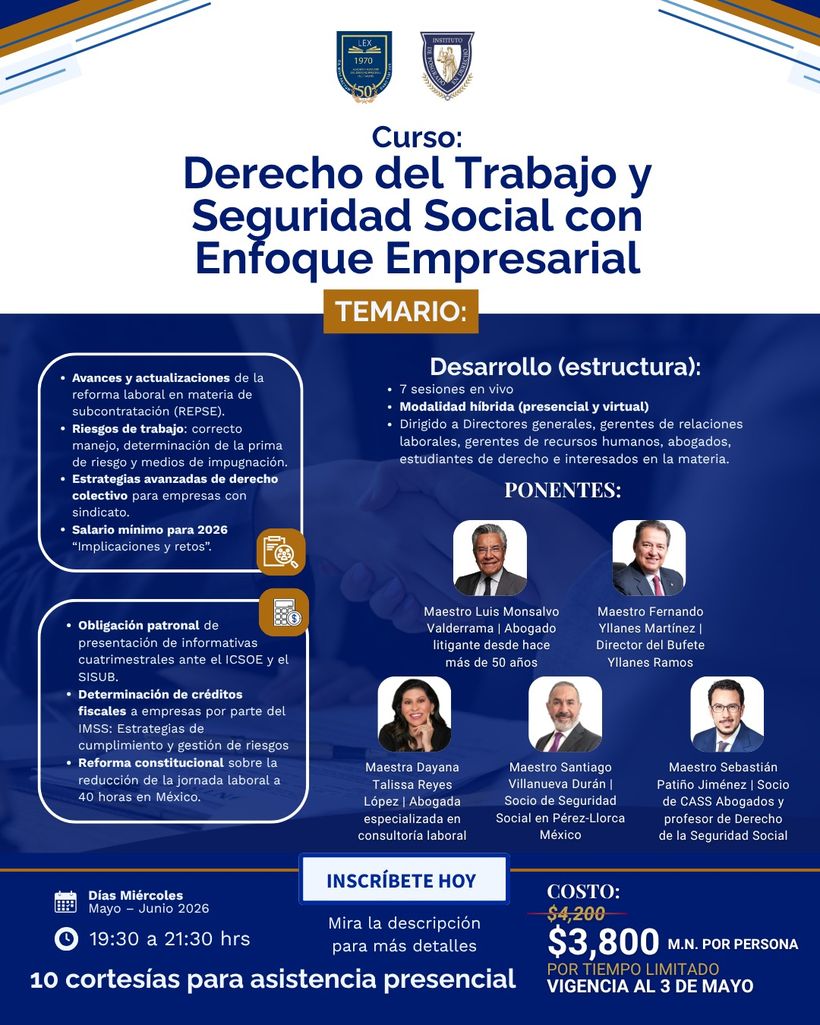 Curso: Derecho del Trabajo y Seguridad Social con Enfoque Empresarial